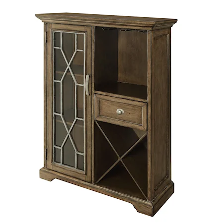 One Drawer One Door Bar Cabinet